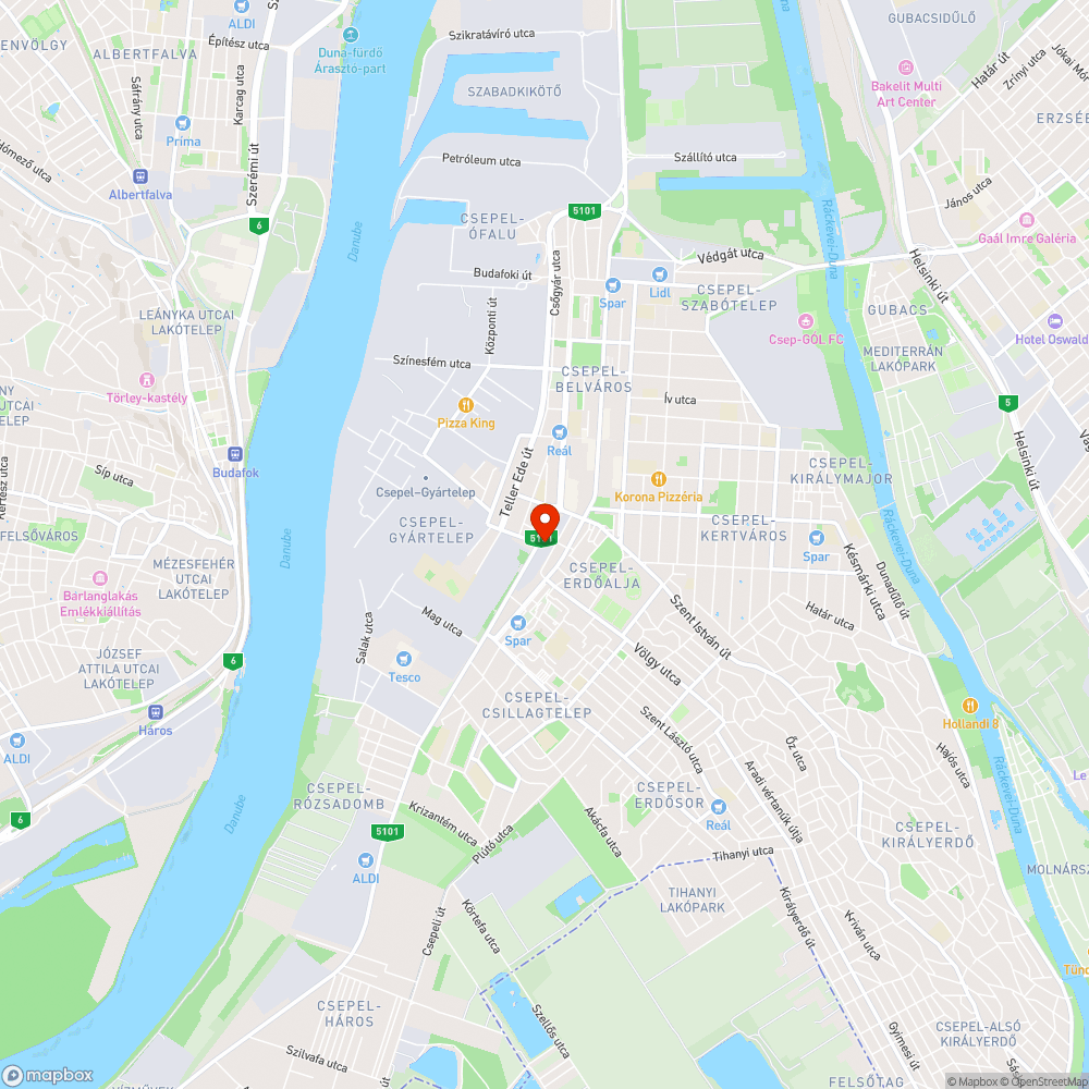 Repedezett, Málló "Csepel" Felirat bejelentés helye