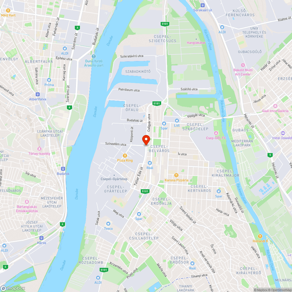 Hiányzó Fényterelő - Teller Ede út bejelentés helye