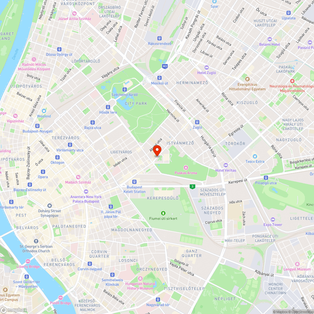 Hiányzó Szemetes - Thököly út bejelentés helye