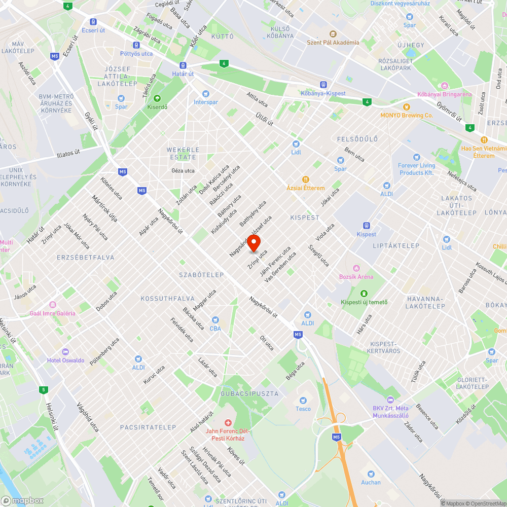 Nem működő világítás - Nádasdy u.-Kossut L. utca bejelentés helye