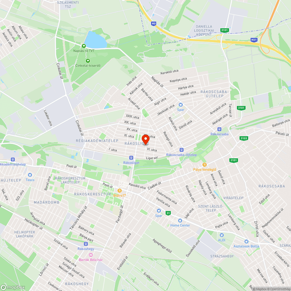 Dzsungel bejelentés helye