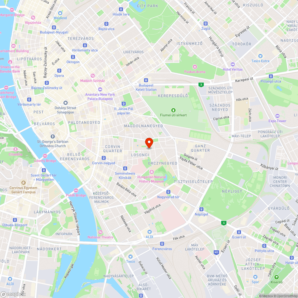 Lábtörő a frissen felújított parkban bejelentés helye