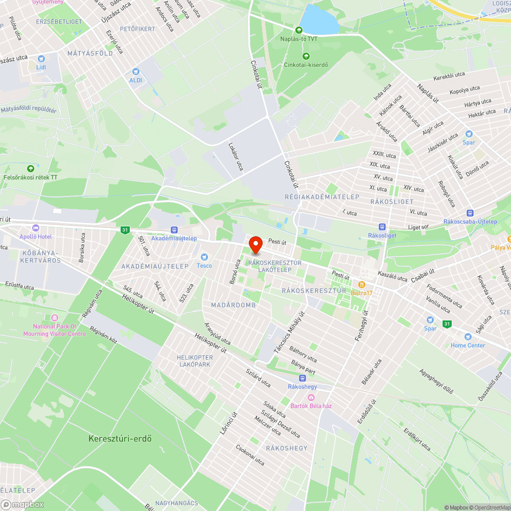 Szemétgyűjtő rongálás bejelentés helye