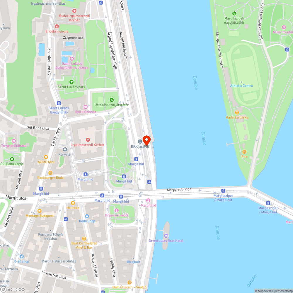 Összedől a rakparti mellvédfal bejelentés helye