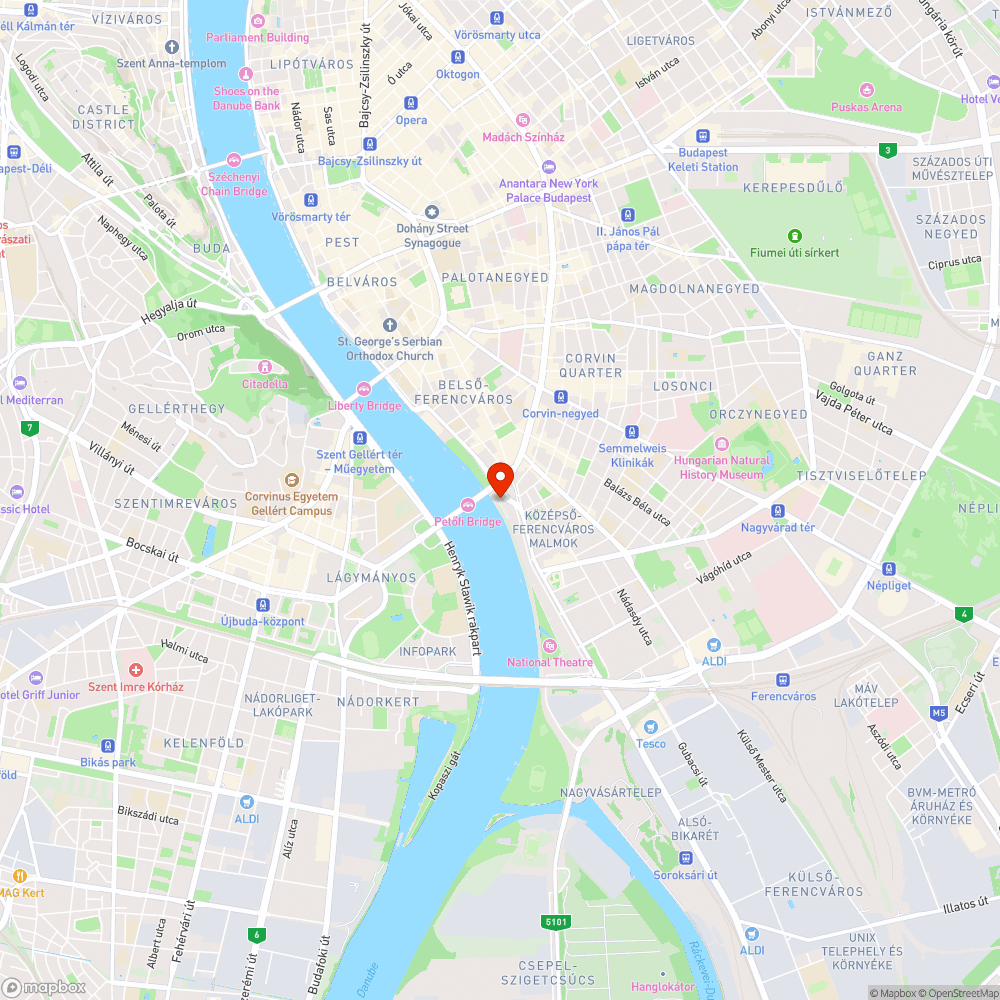 Nem világító lámpa - Boráros tér H bejelentés helye