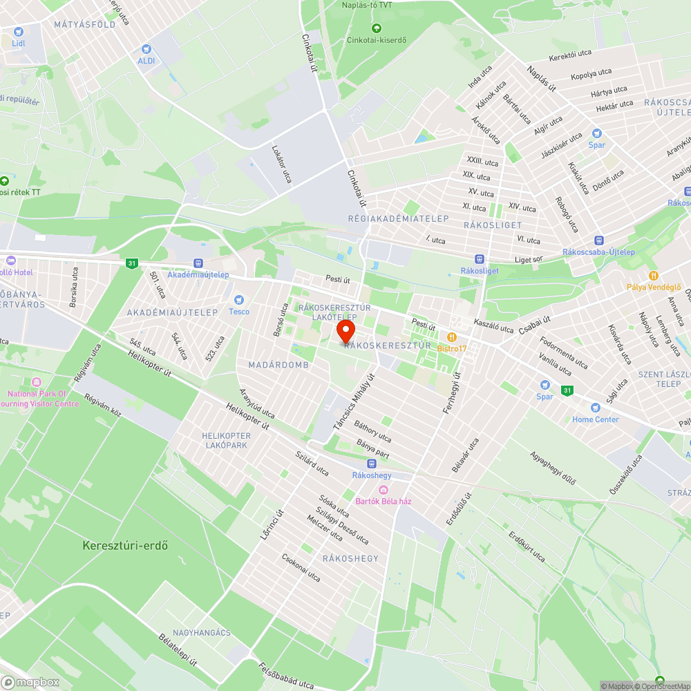 Egy megsüllyedt csatornafedél sor... bejelentés helye