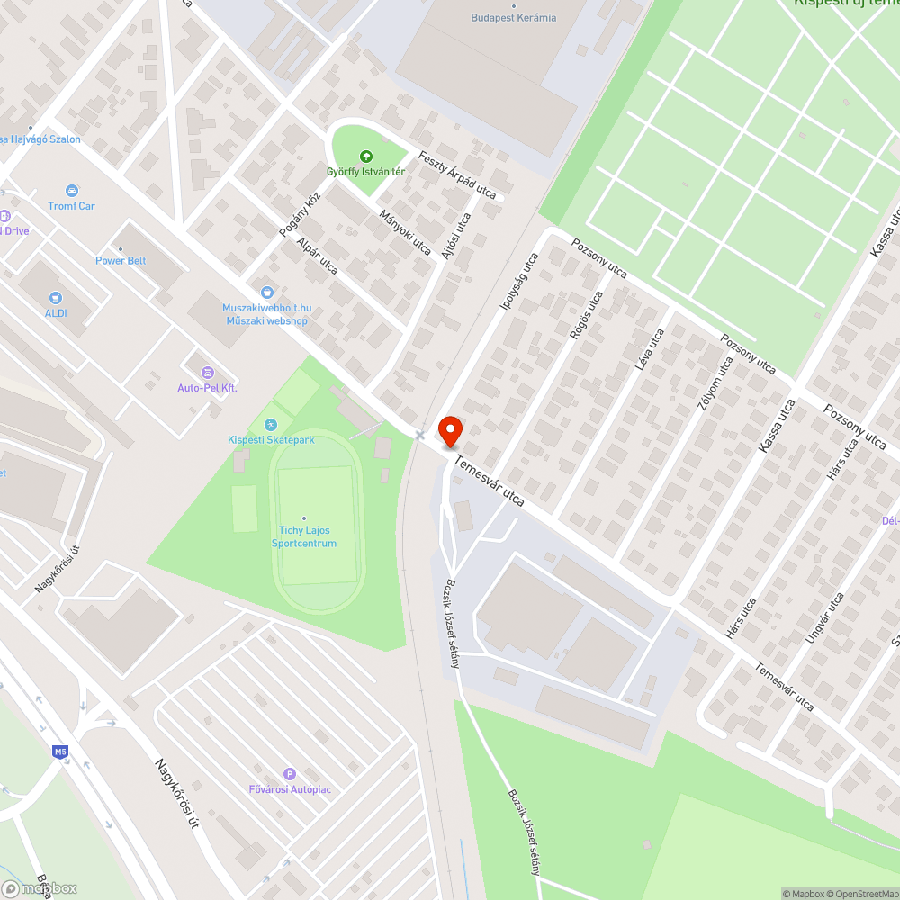 Hiányzó megállónév tábla bejelentés helye