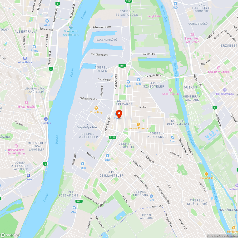 Teljes sötétség bejelentés helye