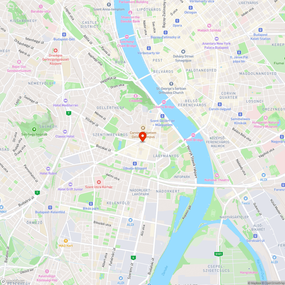 Széttört puszpángágyás a Móricz körtéren bejelentés helye