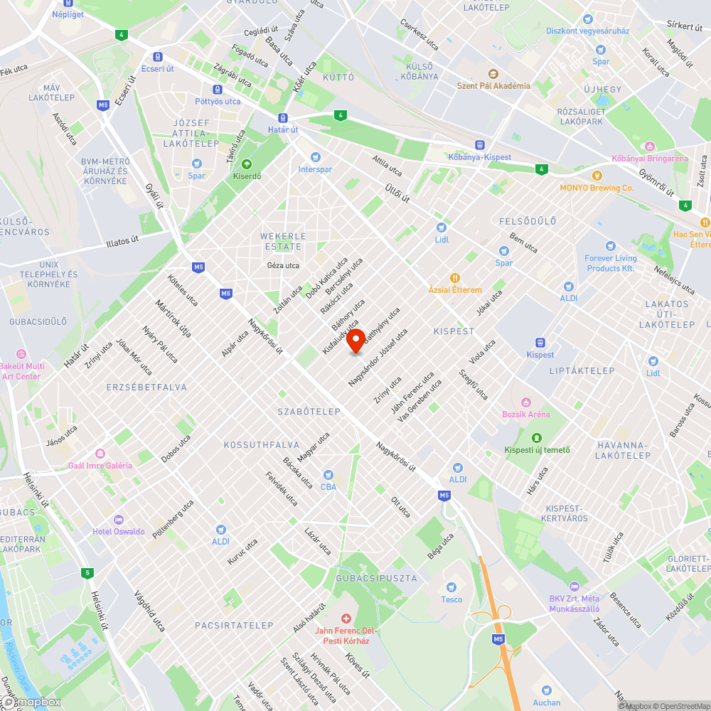 Közvilágítás bejelentés helye