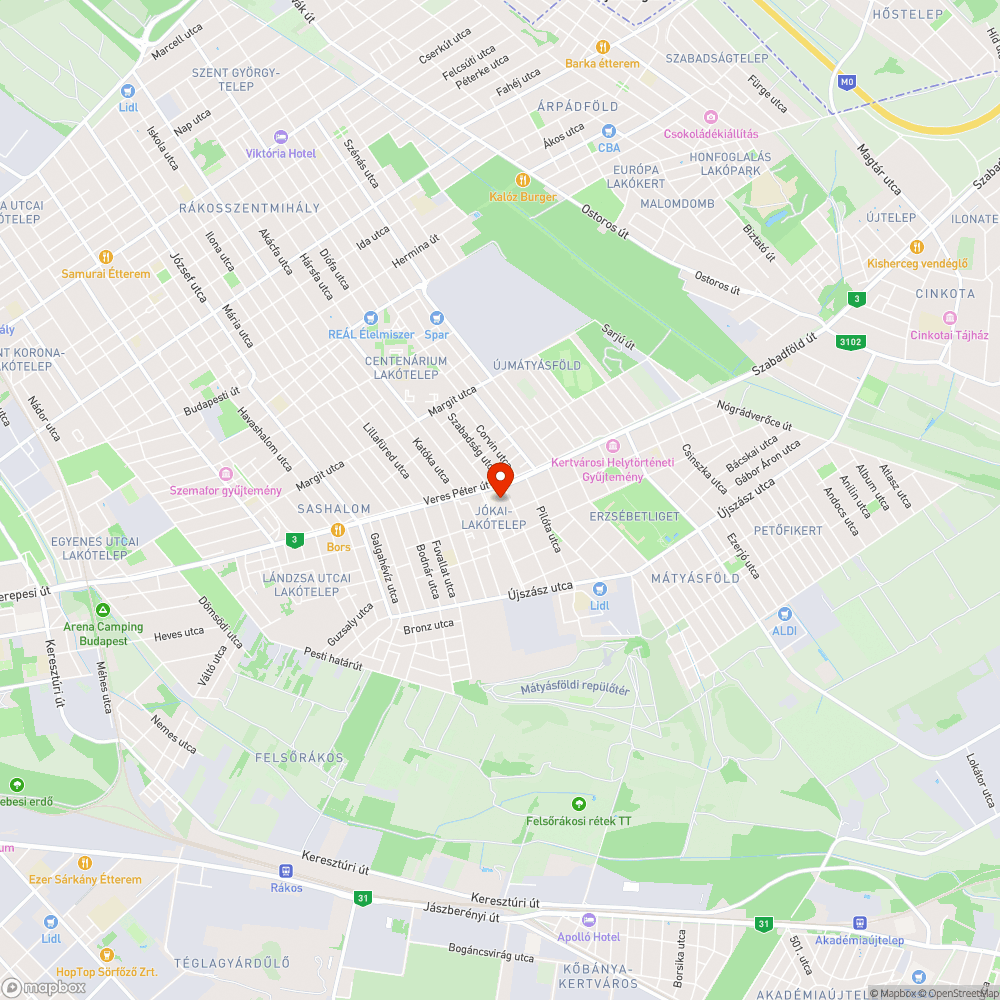 Buktató a lépcsősor tetején bejelentés helye