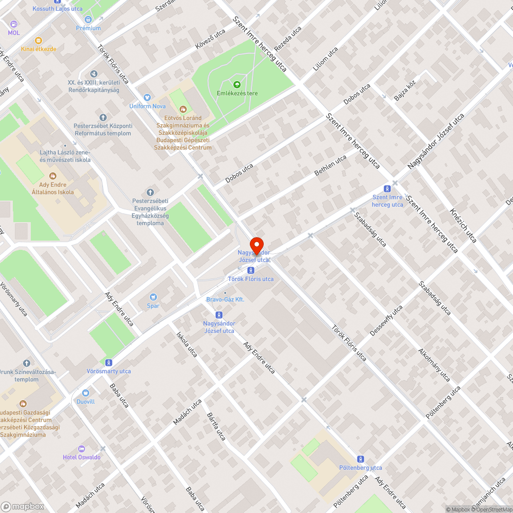 Lyukas aknafedél bejelentés helye