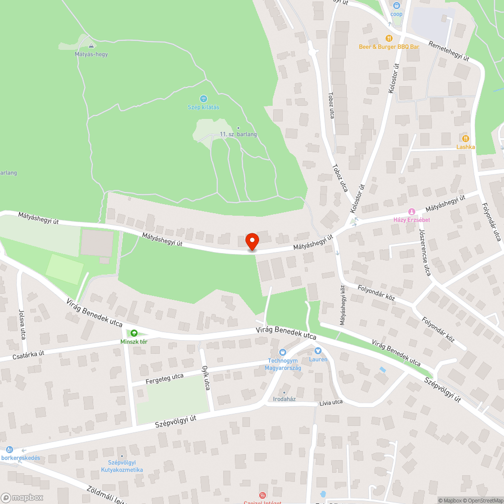 Hatalmas kátyú bejelentés helye