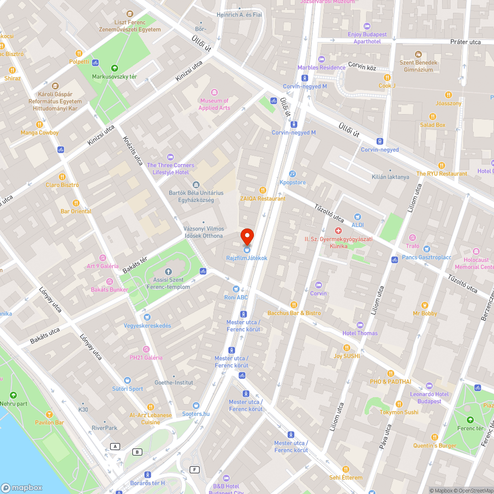 Sittkupac a fa tövében a Fernc körúton. bejelentés helye