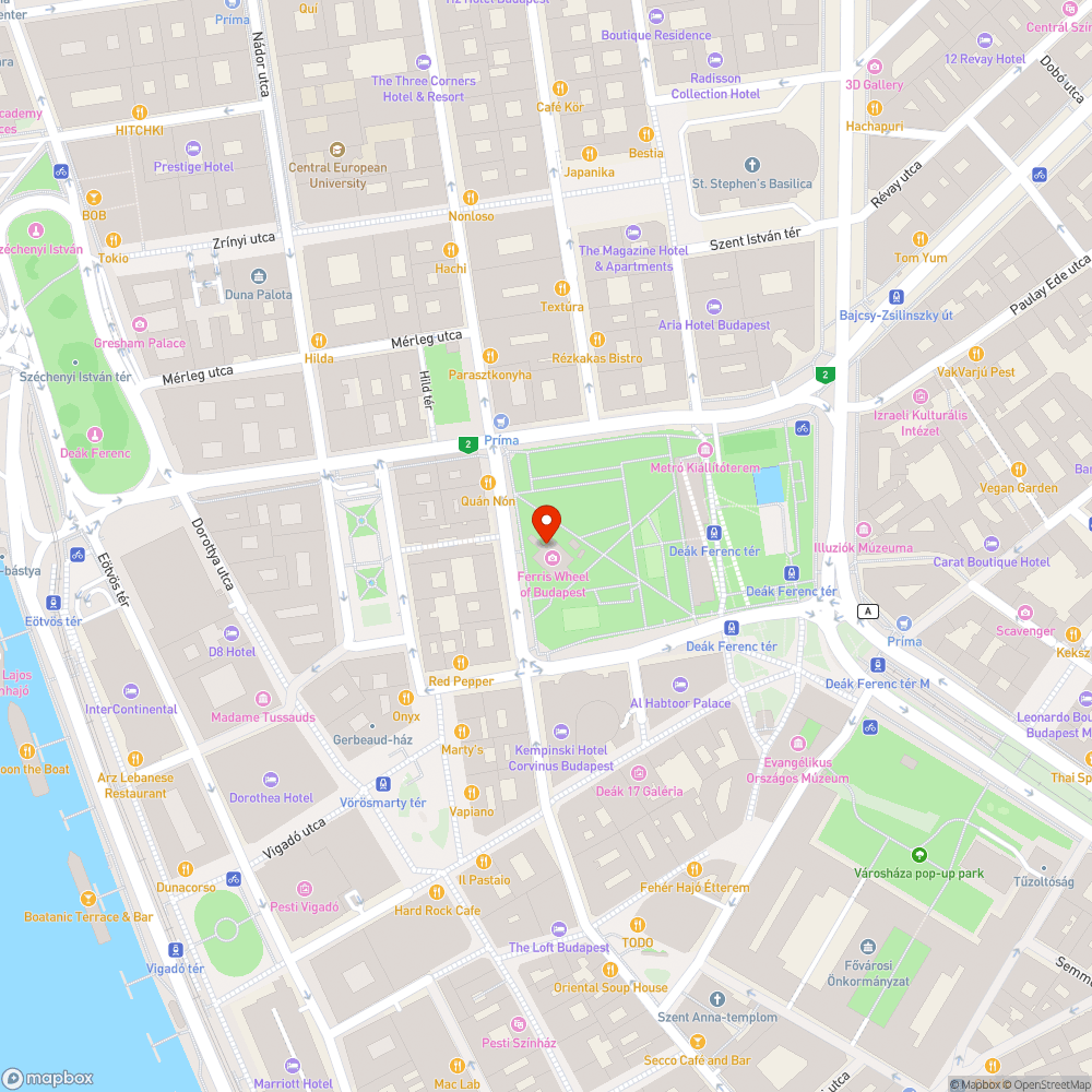 Leamorizálódott Erzsébet tér bejelentés helye