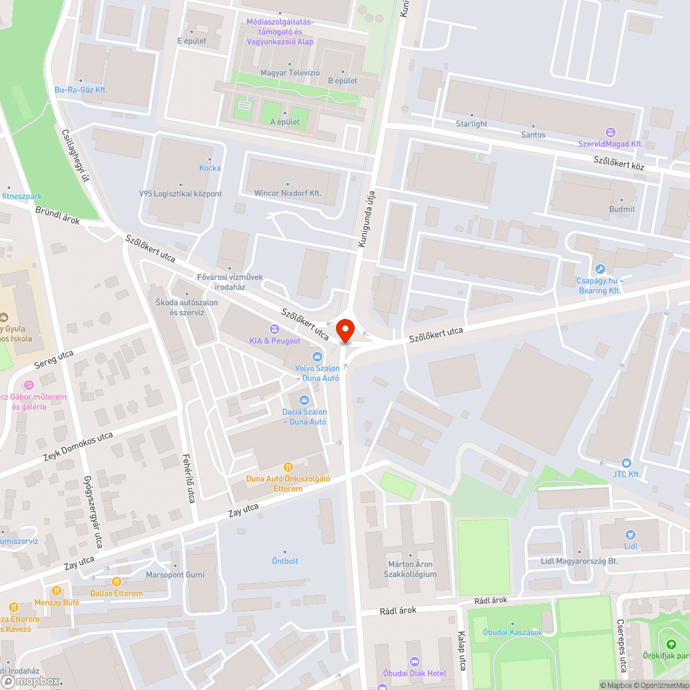 Magas növényzet bejelentés helye