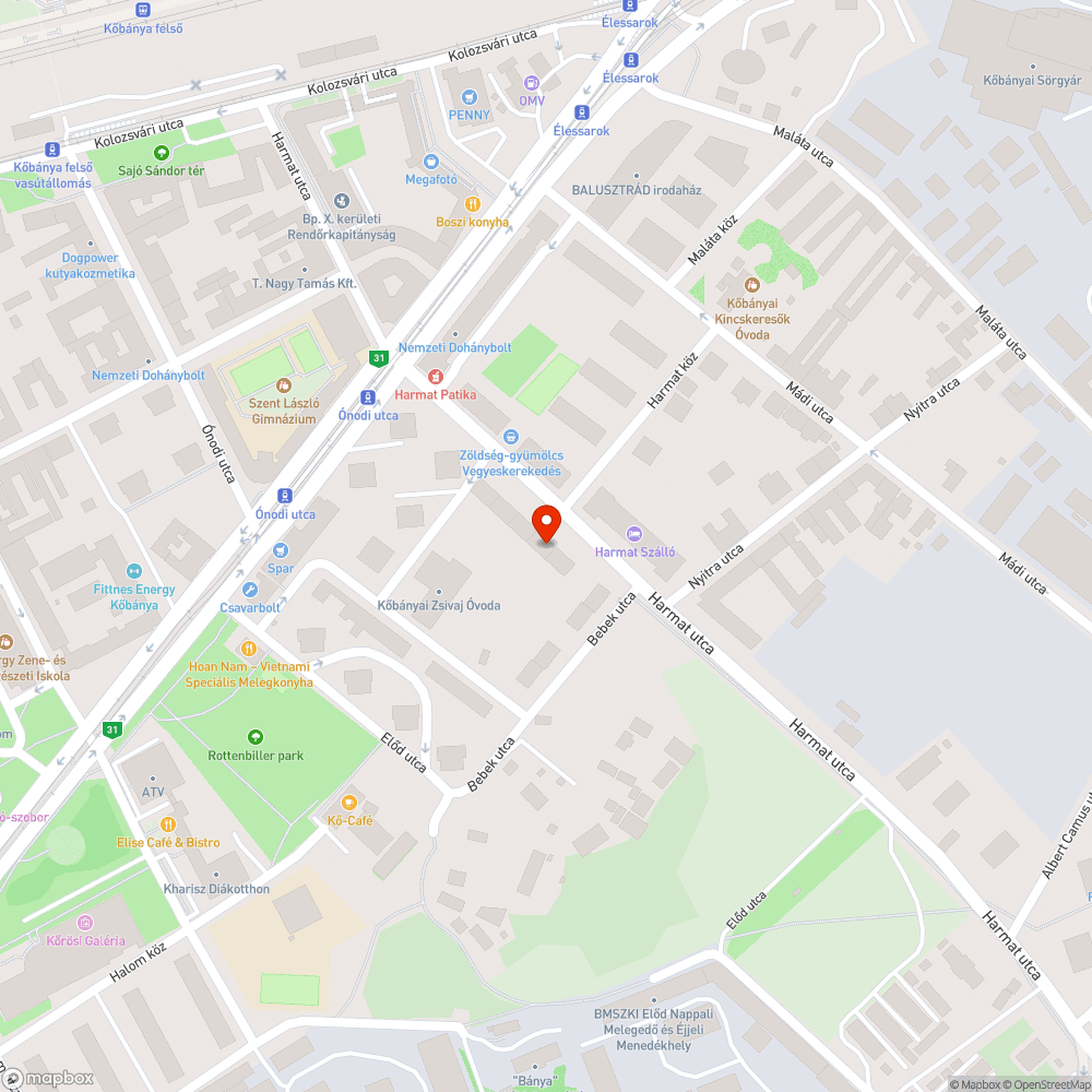 Szemetes oszlopa bejelentés helye