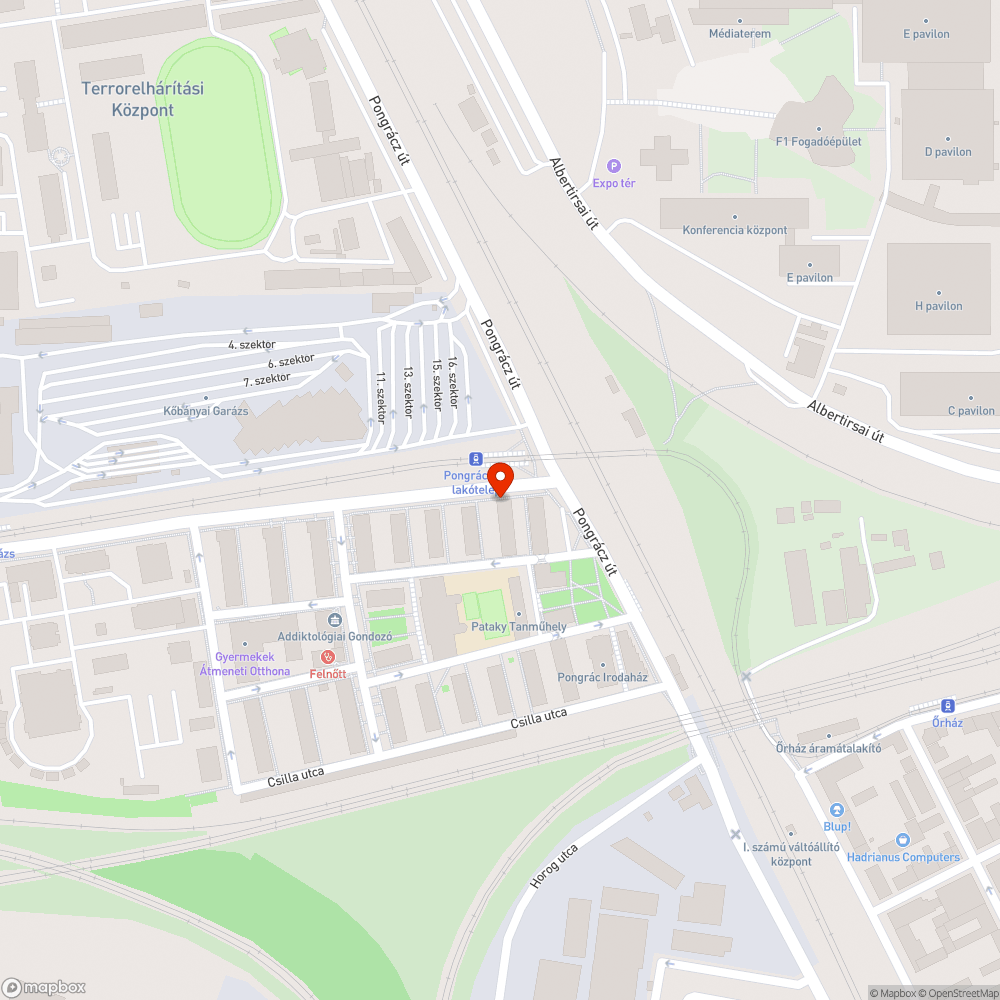 Felgyújtott szemetes. bejelentés helye