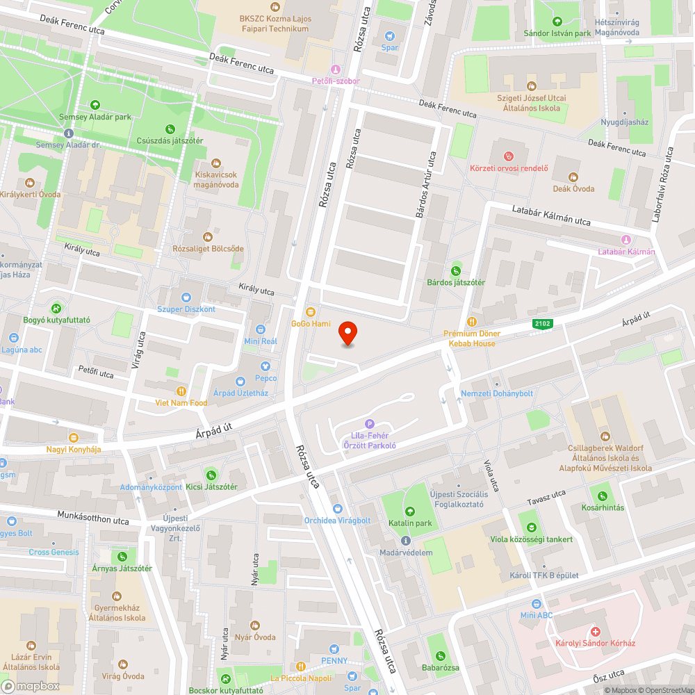 Szemét a metrópótló busz megállójában bejelentés helye