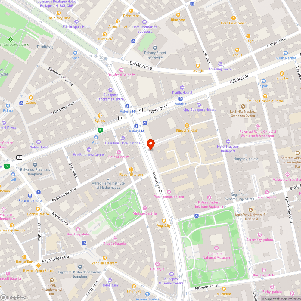 Üres fahely bejelentés helye