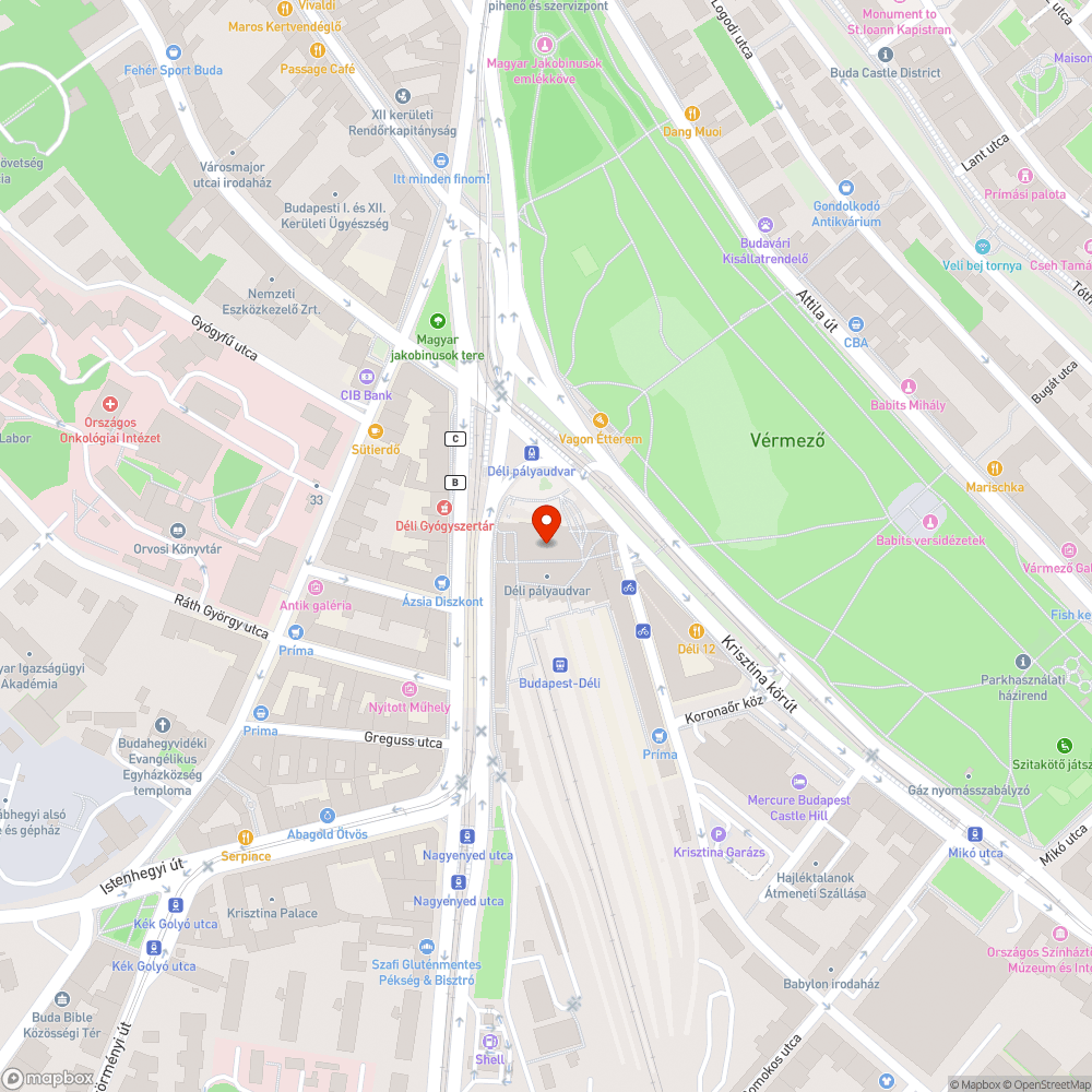 Rosszul elhelyezett korlát bejelentés helye