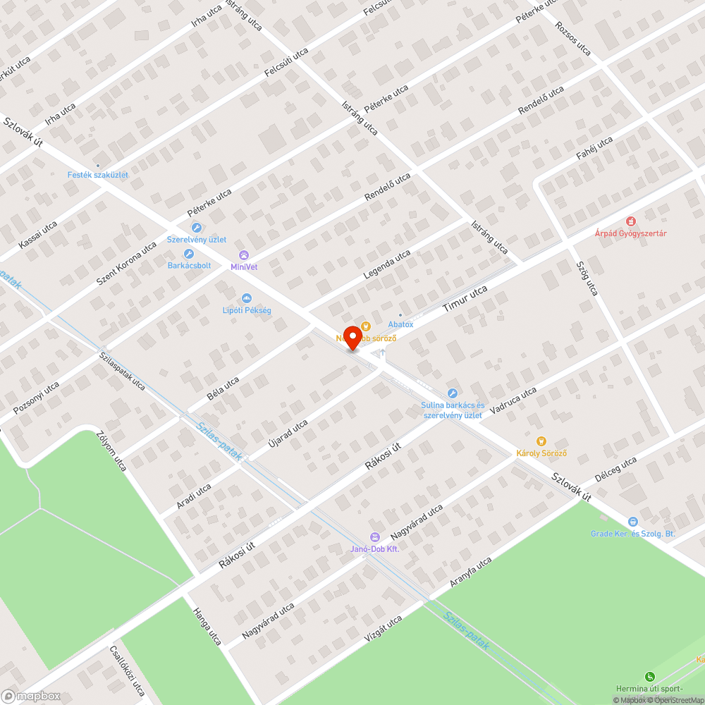 Megrongált, rozsdás postaláda bejelentés helye