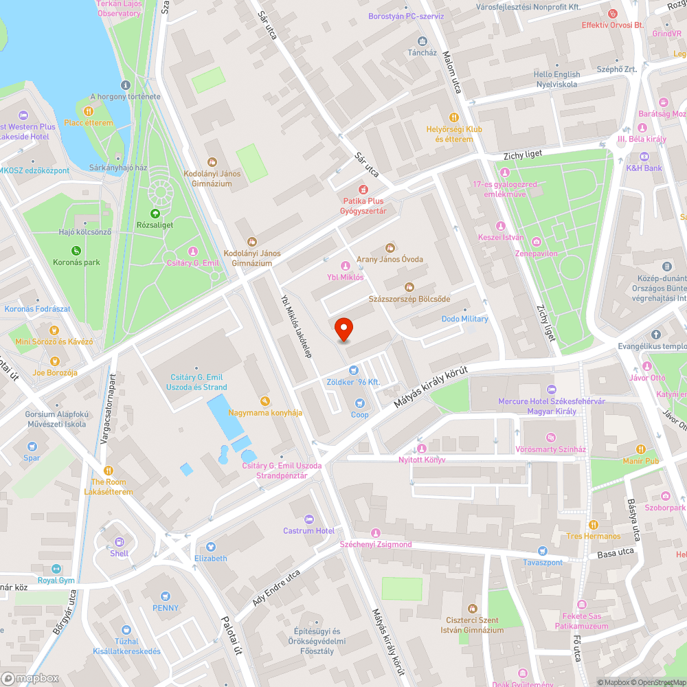 Megsüllyedt járda, eső esetén zöldfelületen lehet csak kerülni, ami ki van taposva bejelentés helye