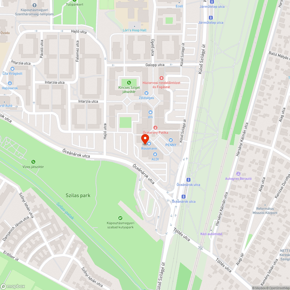 Kötelező haladási irány bejelentés helye