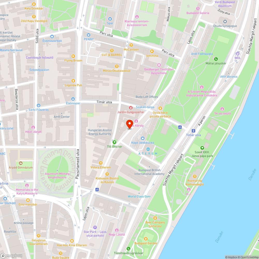 Abroncs méretű kátyú bejelentés helye