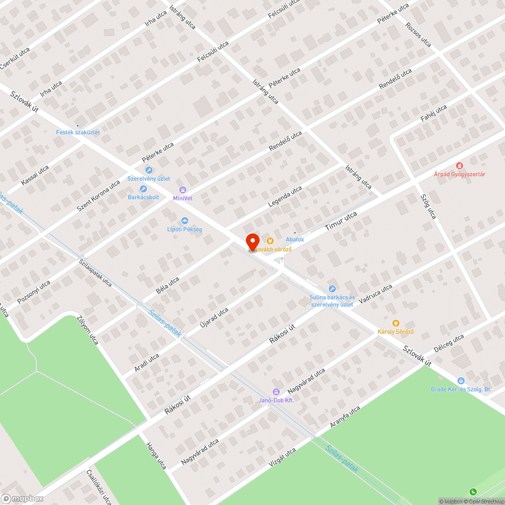 Eltűnt utasváró bejelentés helye