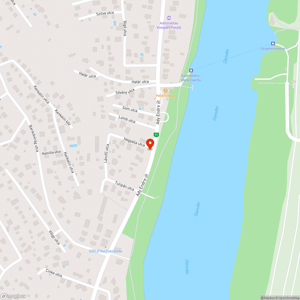 Oszlop Dőlése bejelentés helye