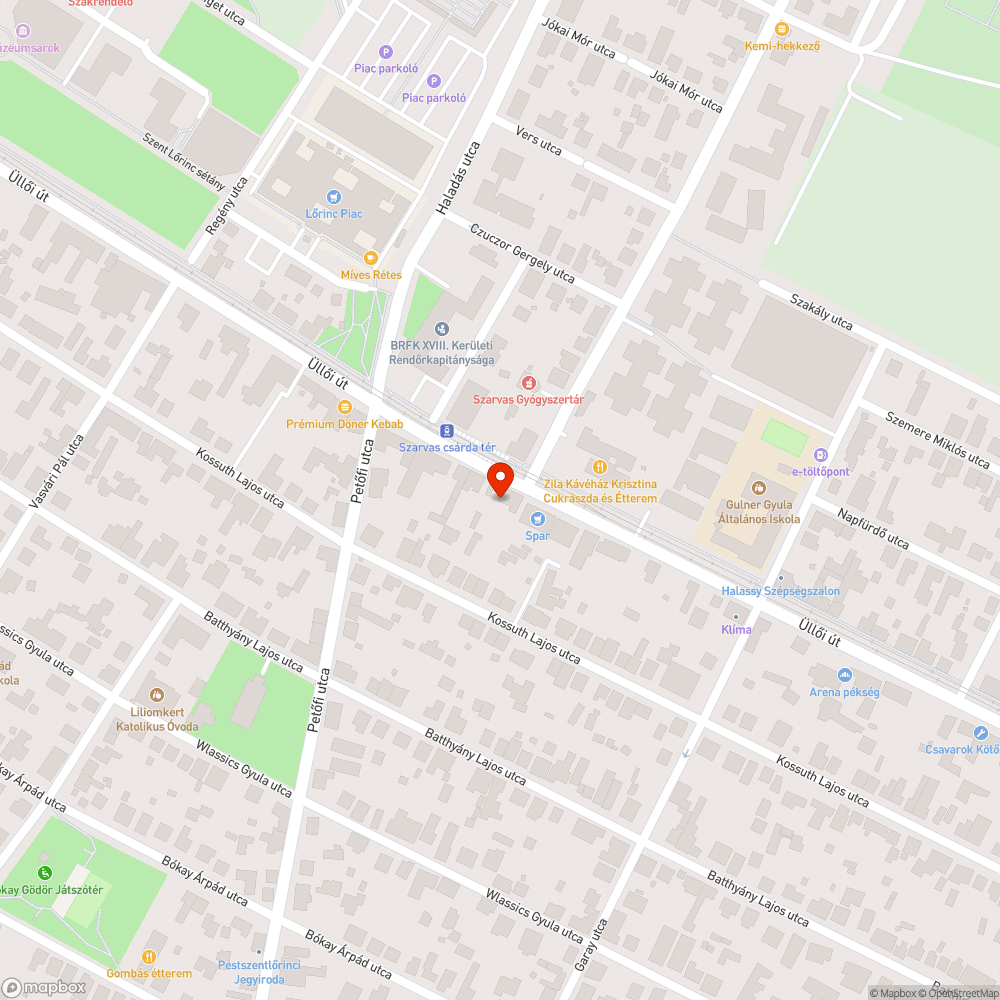 hidegzuhany bejelentés helye