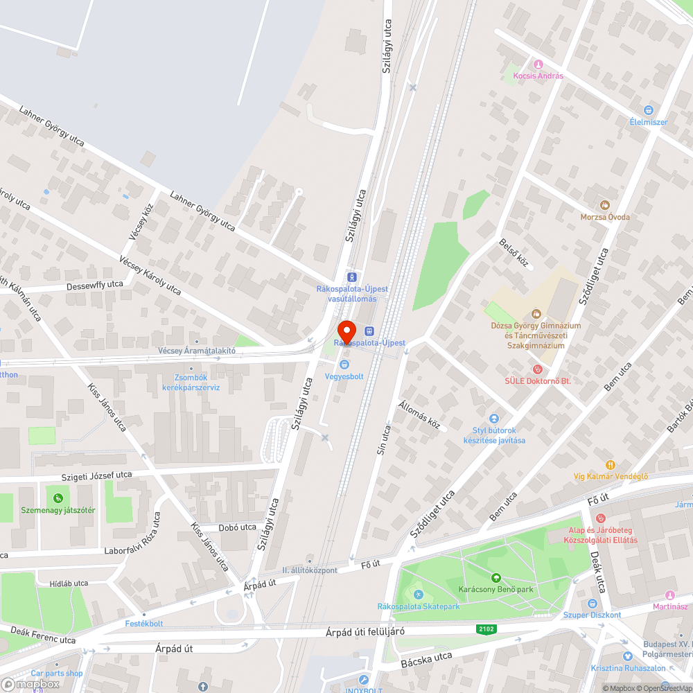 A lámpa nem világít bejelentés helye