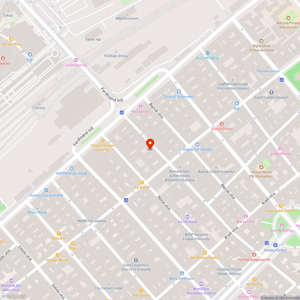 Omladozó tetőszerkezet bejelentés helye