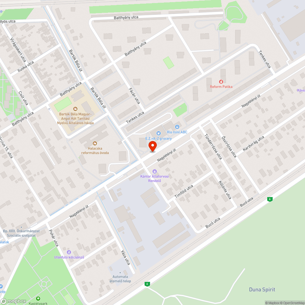 MHU-709 bejelentés helye