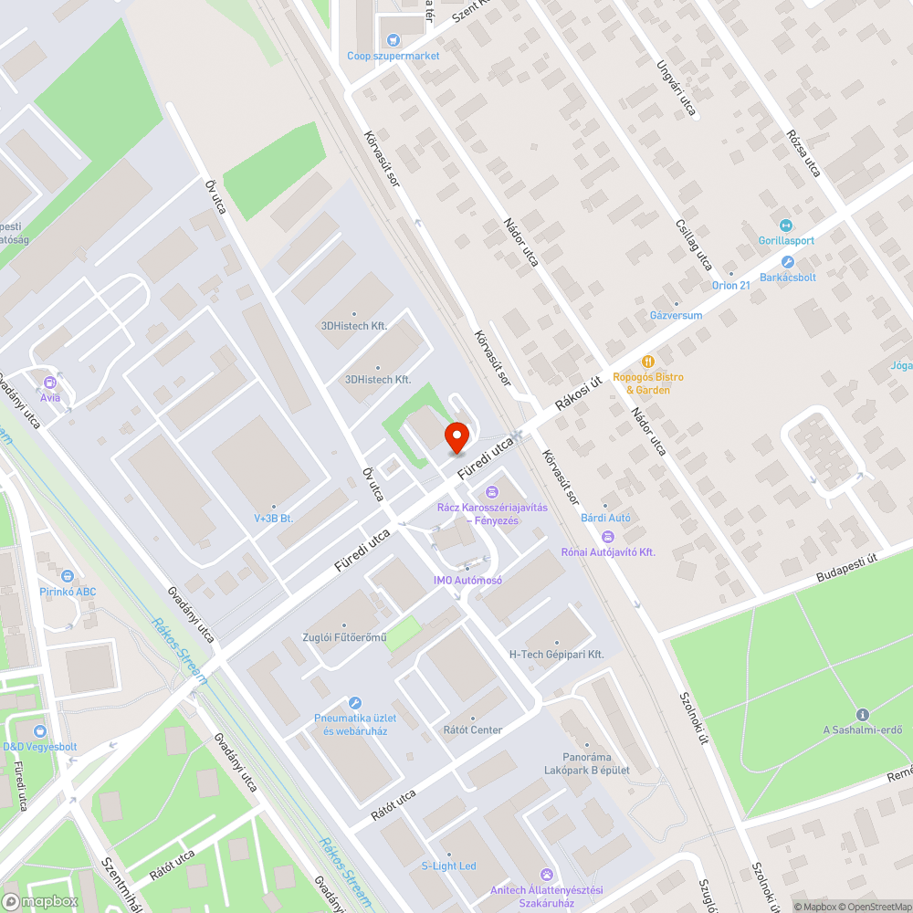 Elhagyott teherautó és szemét bejelentés helye