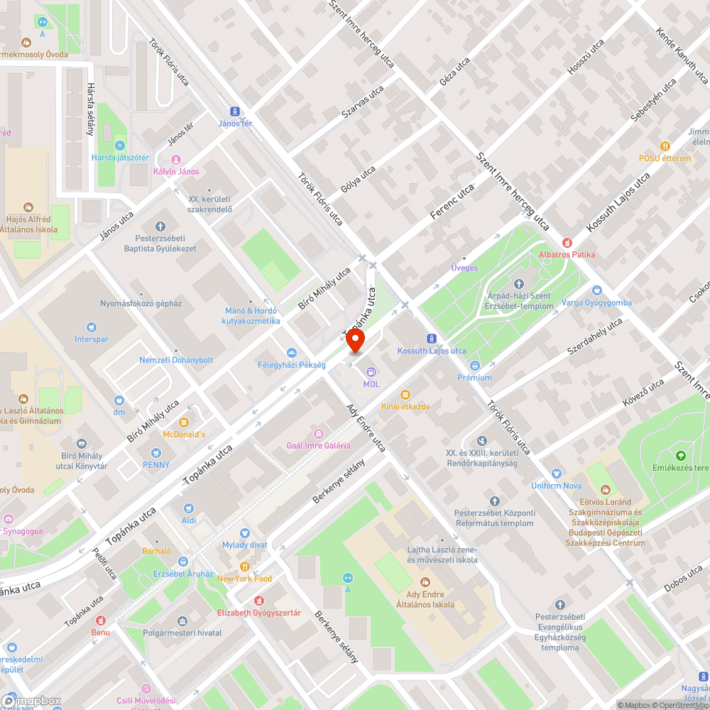 Üres hirdetőtábla bejelentés helye