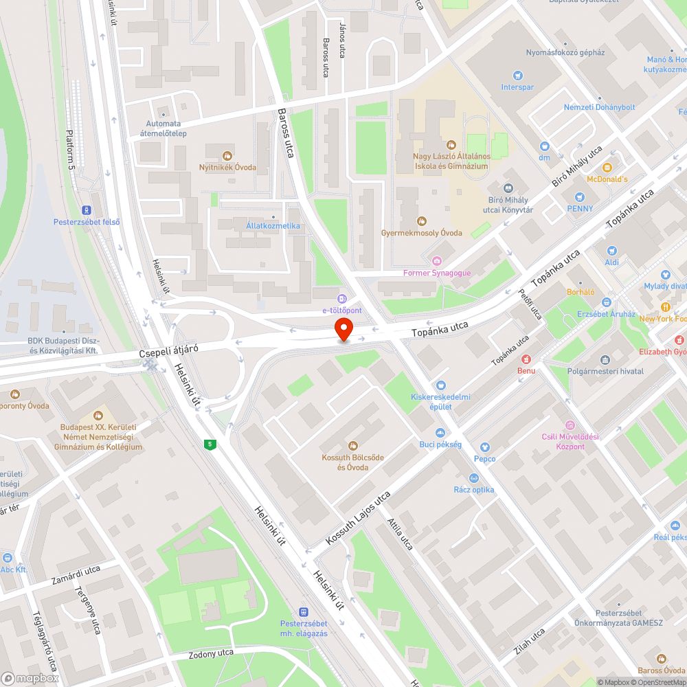 Fatörzs bejelentés helye