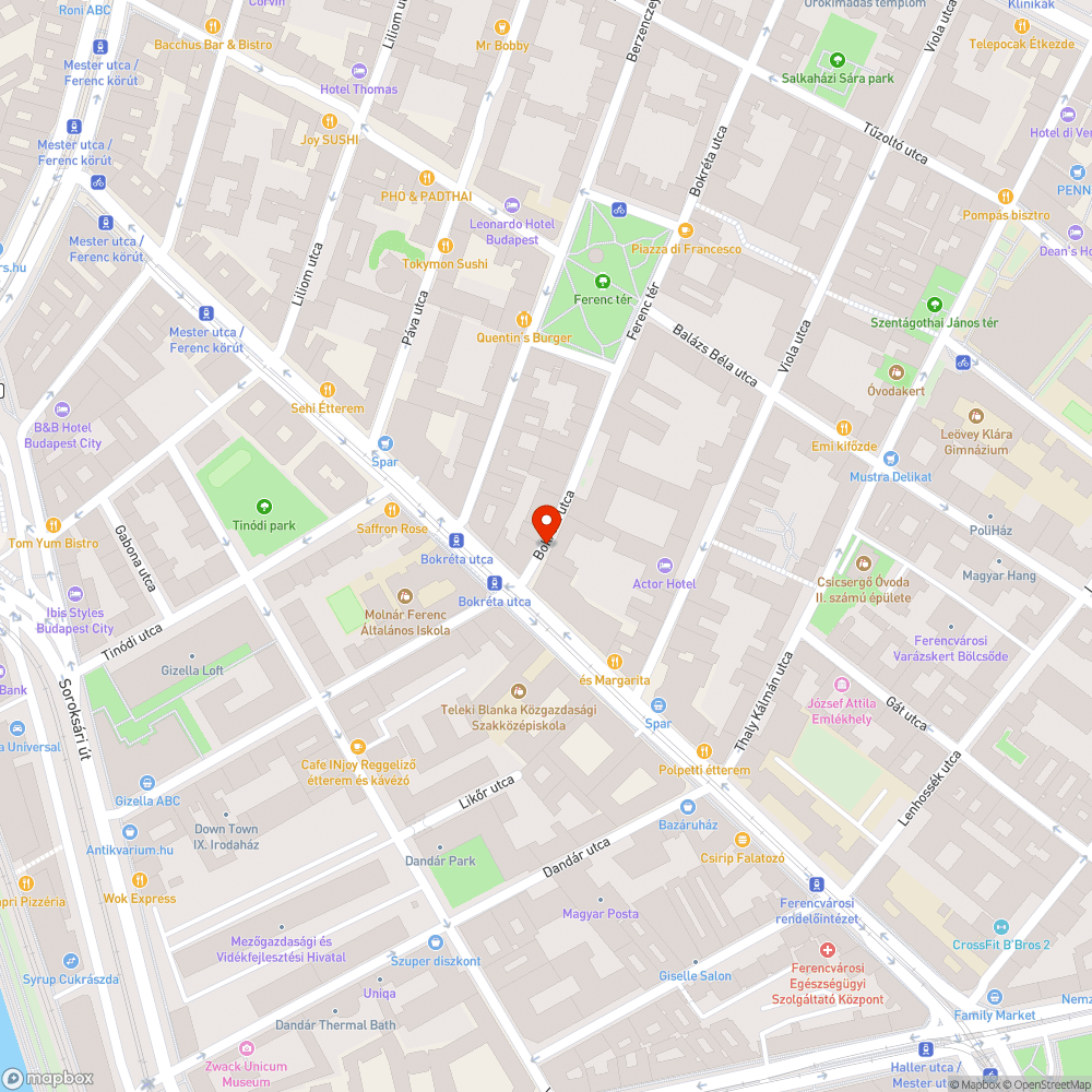 Szabad-e parkolni? bejelentés helye