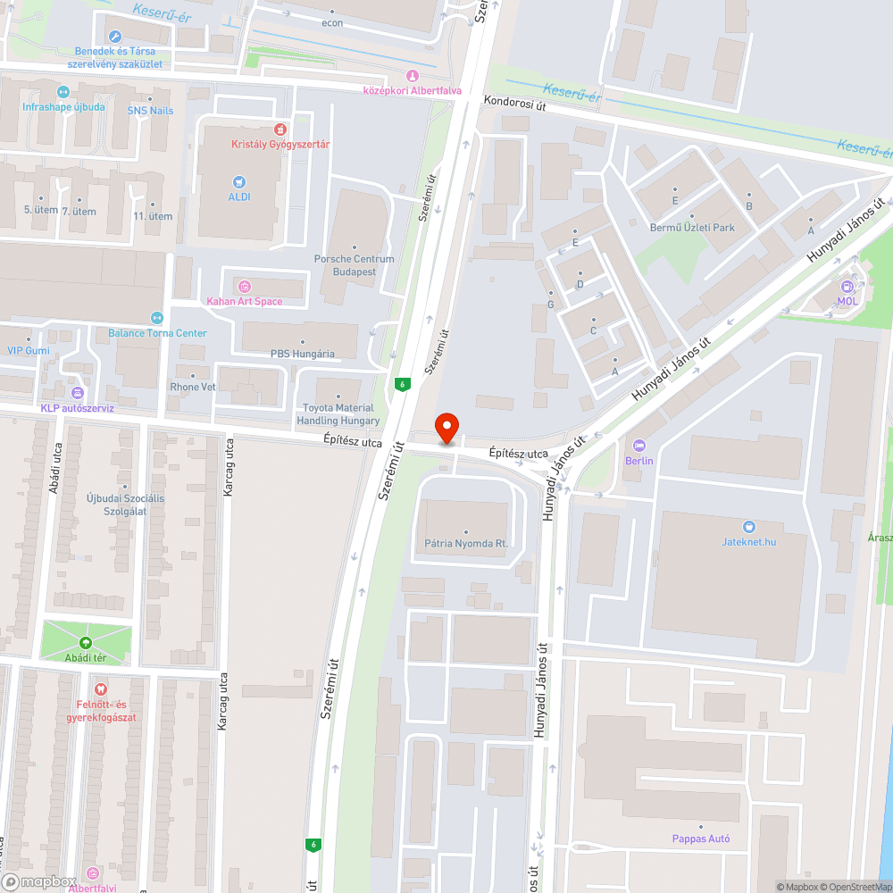 dzsungellé vált járda bejelentés helye