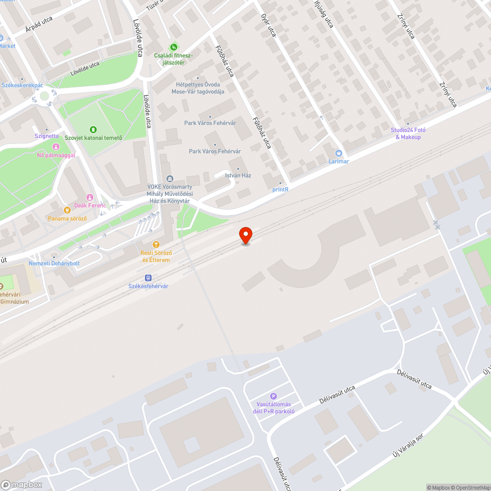 Szerkezetkész felüljáró bejelentés helye