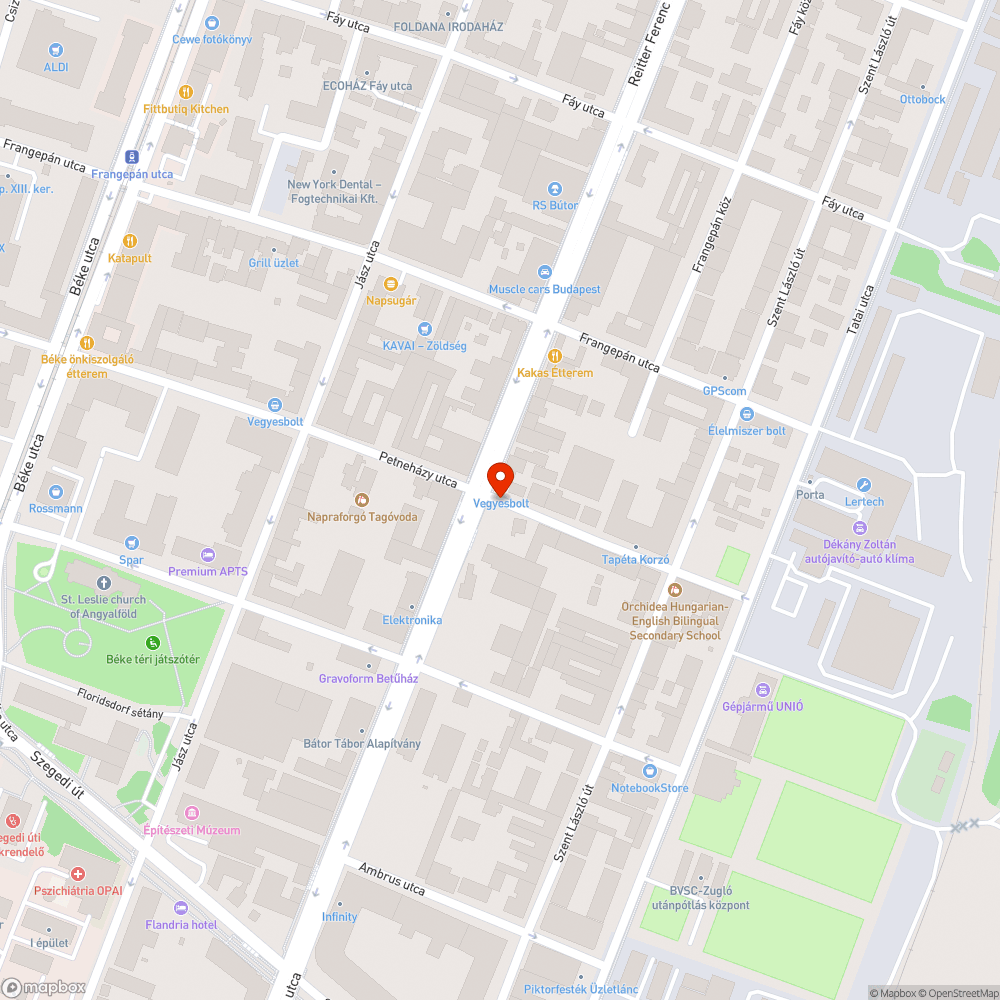 XIII Reitter Ferenc - Petnehazy utca sarok esozeskor pocsolya bejelentés helye