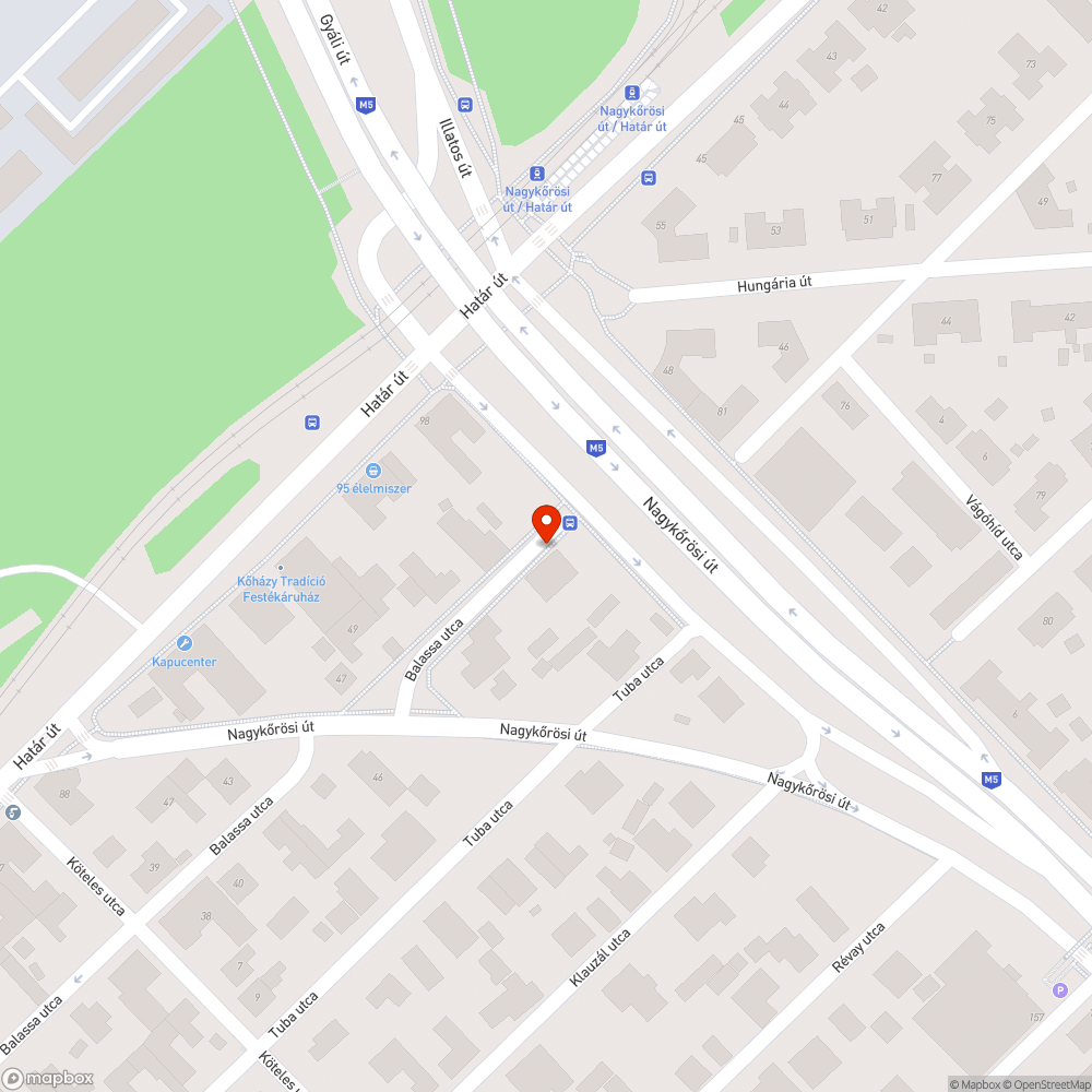 Összefirkált utcatáblák bejelentés helye