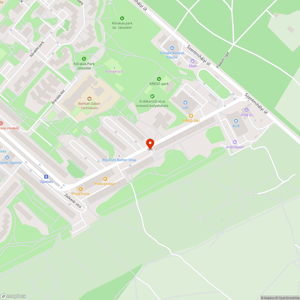 Zebra felfestése bejelentés helye