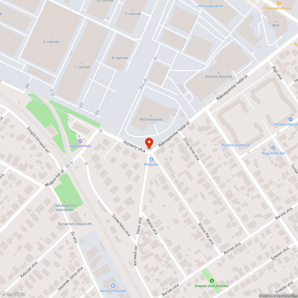 Utburkolati jel hiánya bejelentés helye