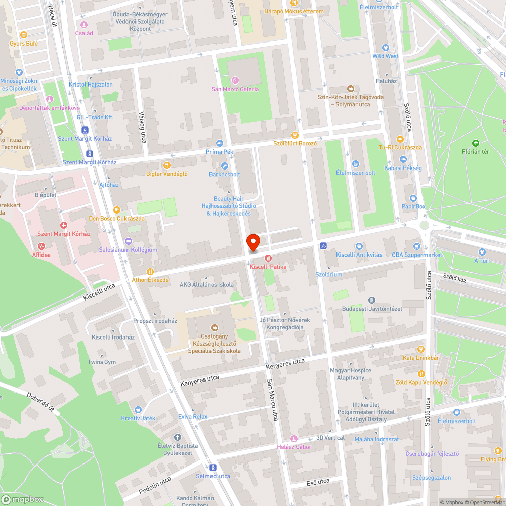 Takart tábla bejelentés helye