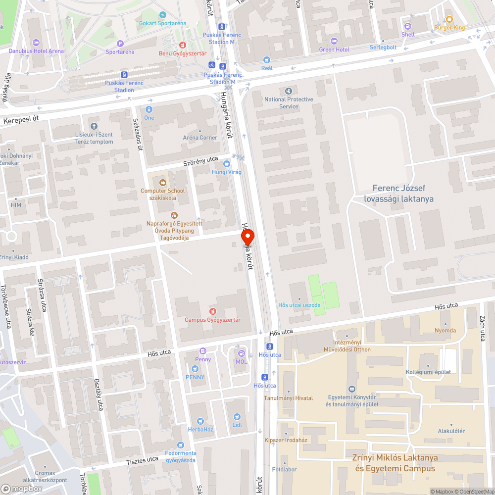 Rendkívül csúszós kerékpárút szakaszok hosszan bejelentés helye