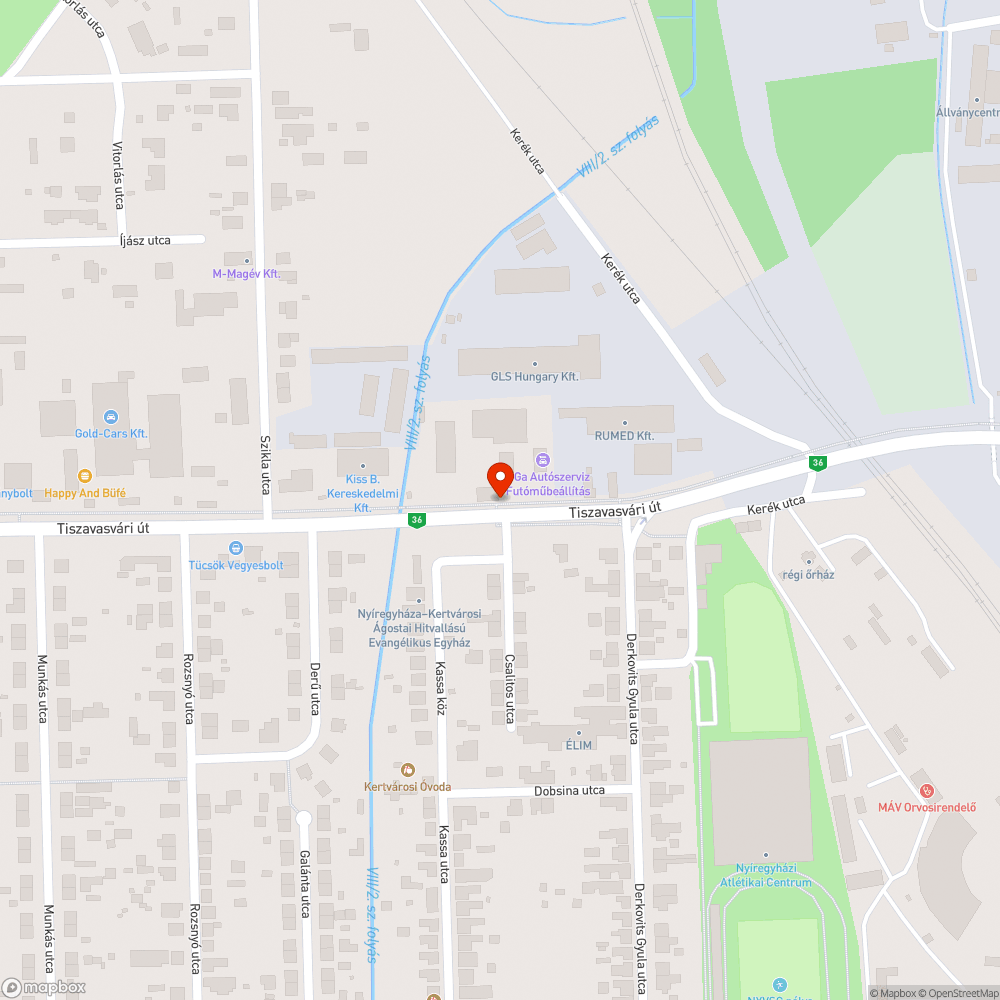 Süllyedt kerékpárút: pocsolya 2-3 m hosszan bejelentés helye