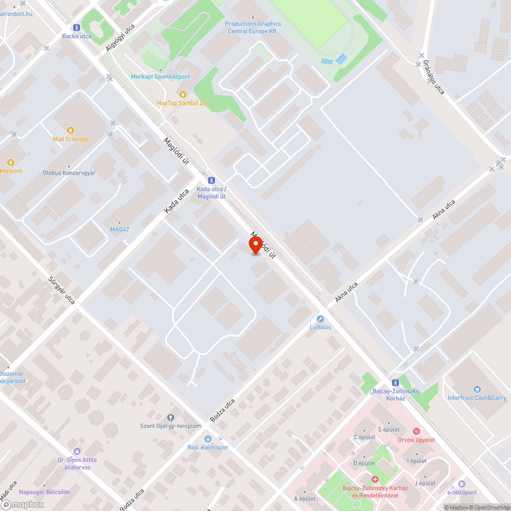 Törött "Kőbányai Polgárőrség" tábla bejelentés helye