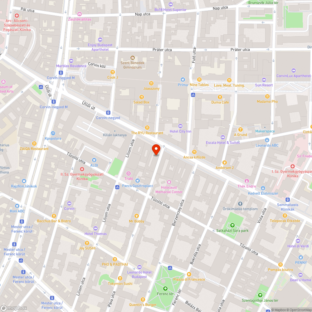 Olvashatatlanra matricázott táblácska bejelentés helye